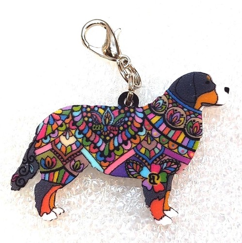 Bernese mountain dog flat - bernese,