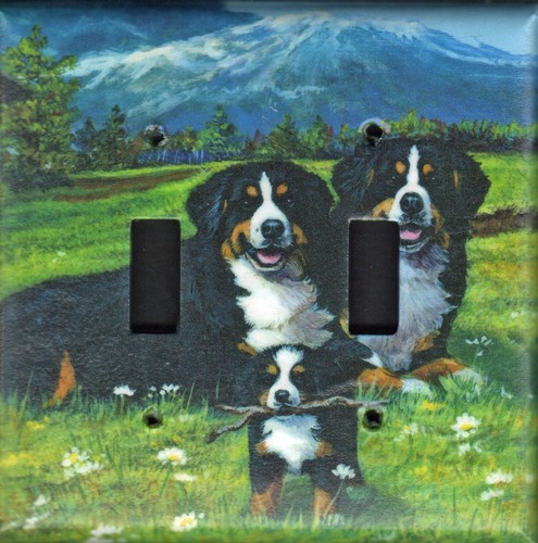 Bernese dog double toggle - bernese, mt
