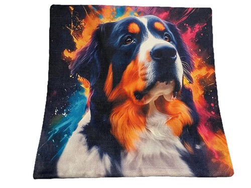 Bernese mountain dog colorful - bernese,
