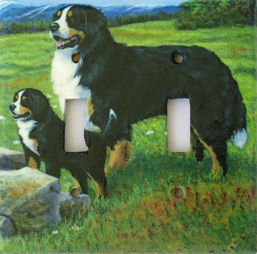 Bernese dog double toggle - bernese,