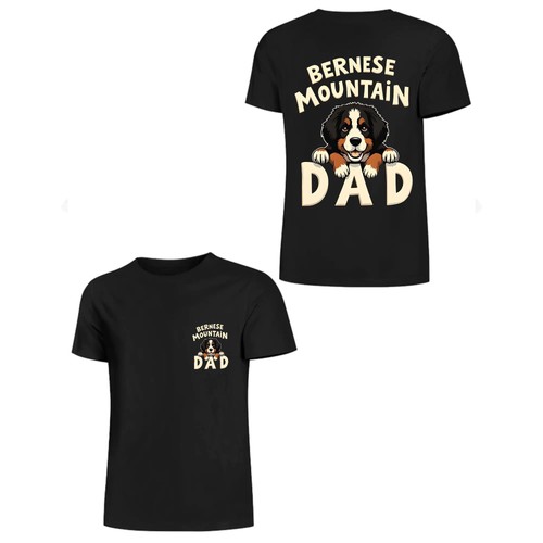 Men bernese mountain dog - bernese,