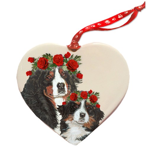 Bernese mountain dog porcelain - bernese,